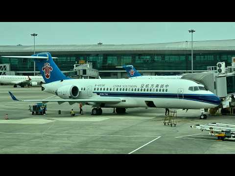 Видео: Comac ARJ21 а/к China Southern Airlines | Рейс Гуанчжоу — Цзеян