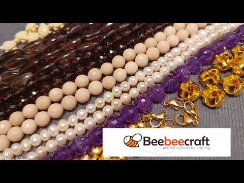 Видео: Обзор 55. Материалы для творчества из магазина Веевееcraft. #beebeecraft #жемчуг #натуральныекамни