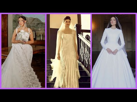 Видео: 10 самых красивых свадебных платьев знаменитостей!