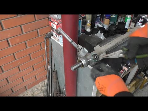 Видео: Переборка рулевой рейки на Nissan Qashqai 2,0 4WD Ниссан Кашкай 2008 года 2часть