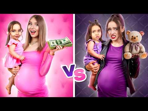 Видео: Хорошая Беременная vs Плохая Беременная! Милая Девушка vs Злая Девушка Стала Мамой