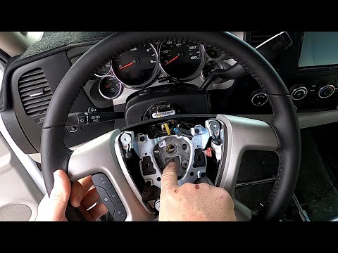 Видео: Замена рулевого колеса/удаление подушки безопасности 07-13 Chevy Silverado 2500HD