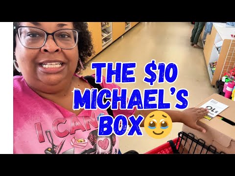 Видео: Давайте откроем коробку Michaels за 10 долларов | Стоит ли оно того? #рукоделие #michaelscraftsto...
