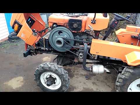 Видео: генератор на мототрактор файтер