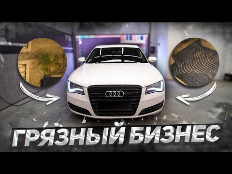 Видео: ХАСКИ В САЛОНЕ! Детейлинг AUDI A8 #ОТМЫЛИ