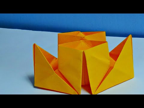 Видео: Кораблик с двумя трубами легкое оригами.