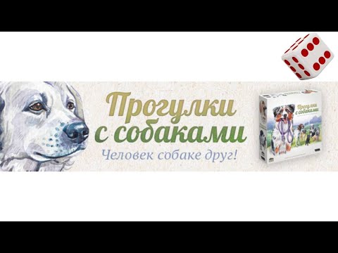 Видео: Прогулки с собаками I Играем в настольную игру. Dog Park board game.