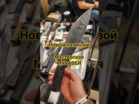 Видео: Новый Палеозой. Карбоновый нож от мастерской МУРАВЕЙ. Выставка КЛИНОК МОСКВА ОСЕНЬ 2025.