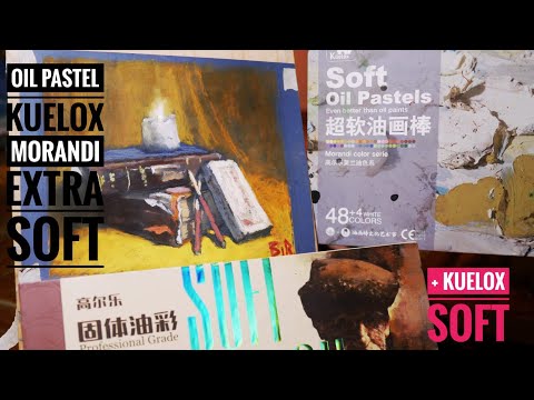 Видео: Масляная пастель Kuelox Extra Soft Morandi обзор сравнение.
