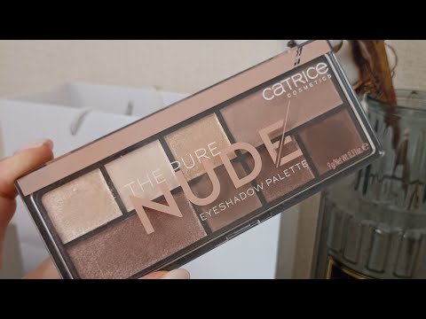 Видео: Нужна ли вам палетка CATRICE the PURE NUDE?