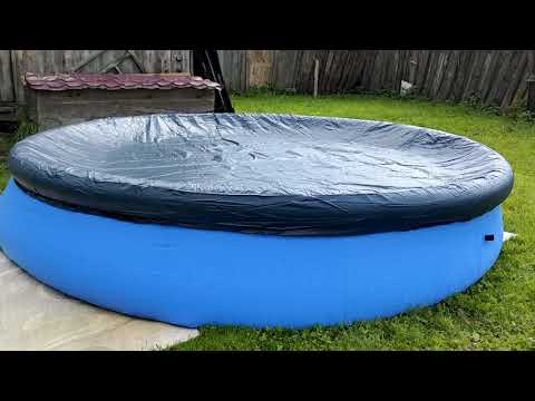 Видео: Бассейн надувной 366/76, установка.