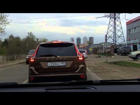 Видео: Поварово - Зеленоград - Химки - Красногорск - Текстильщики 22/04/2014 (timelapse 4x)