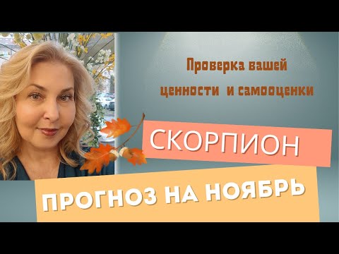 Видео: СКОРПИОН - ПРОГНОЗ ТАРО НА НОЯБРЬ 2025 ГОДА