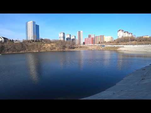 Видео: Новосибирск Озеро Верховое Октябрьский мост Немировича Ватутина Сибиряков Гвардейцев Затулинка Жилье