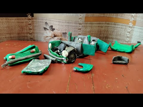 Видео: Разбил в щепки ваз 2101 из пластилина. 