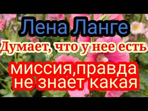 Видео: Лена Ланге.Нашла единомышленников,будет опять саморазвиваться что-то там создавать.Но это не точно