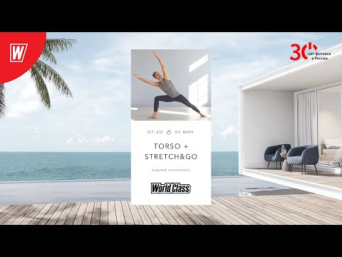 Видео: ТORSO + STRETCH&GO с Андреем Кухаренко | 18 апреля 2023 | Онлайн-тренировки World Class