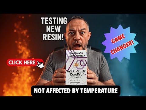 Видео: Обзор смолы Apex Cure Pro: тест на цвет + безупречное верхнее покрытие (1:1, время работы 2,5 час...