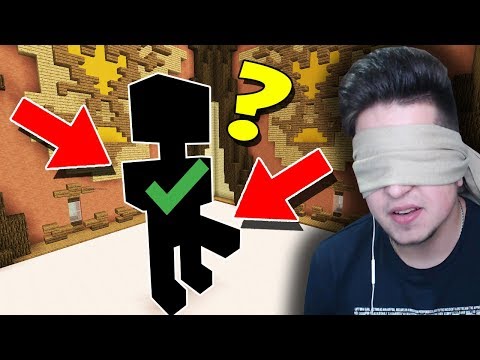 Видео: УГАДАЙ С ЗАКРЫТЫМИ ГЛАЗАМИ ПОСТРОЙКУ, ЧТОБЫ ВЫЖИТЬ В МАЙНКРАФТ