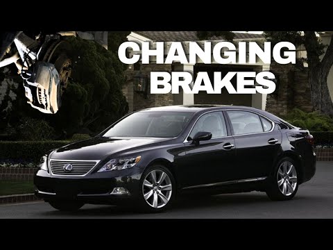 Видео: Lexus LS 460: Как заменить тормоза на Lexus LS 460 2008 года (пошаговое руководство)