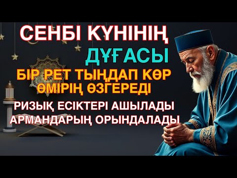 Видео: СЕНБІ КҮНІНІҢ ДҰҒАСЫБІР РЕТ ТЫҢДАП КӨРӨМІРІҢ ӨЗГЕРЕДІ,РИЗЫҚ ЕСІКТЕРІ АШЫЛАДЫАРМАНДАРЫҢ ОРЫНДАЛАДЫ