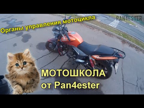 Видео: Управление мотоциклом / Органы управления мотоцикла / Мотошкола для новичков