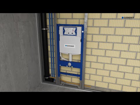 Видео: Инсталация на вградено казанче Geberit Duofix System