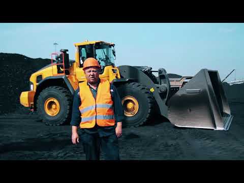Видео: Погрузчики Volvo CE на Кузнецком угольном разрезе