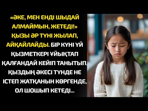 Видео: «ӘКЕ, МЕН ЕНДІ ШЫДАЙ АЛМАЙМЫН, ЖЕТЕДІ!»-ҚЫЗЫ ӘР ТҮНІ ЖЫЛАП, АЙҚАЙЛАЙДЫ...