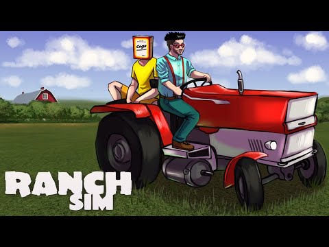 Видео: ПОДНЯЛИСЬ НА КОЛБАСЕ И КУПИЛИ ТРАКТОР ДЛЯ НАШИХ ПОЛЕЙ В RANCH SIMULATOR