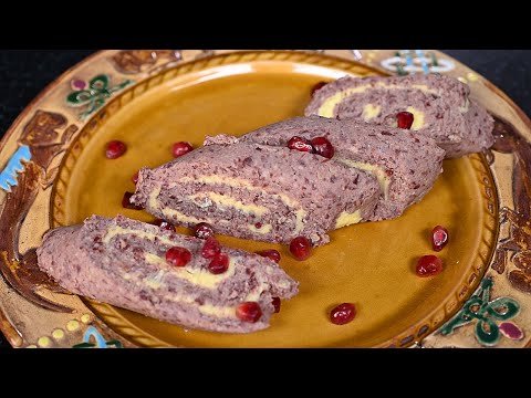 Видео: Рулет из красной фасоли. Хариса