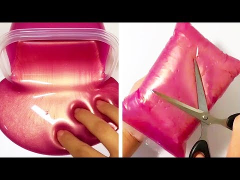 Видео: Самые удовлетворяющие видео слизи ASMR | Новый сборник странно удовлетворяющих 2019 | 43