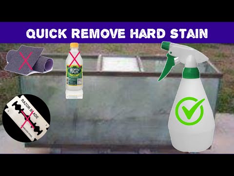 Видео: Что использовать для удаления следов от воды в аквариуме