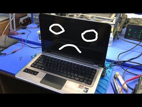 Видео: Перестал работать спустя время. Ноутбук HP dv6-3105er с нетиповым дефектом