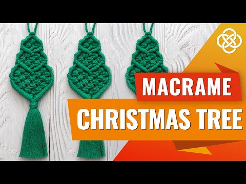 Видео: Ёлочка в технике макраме | DIY  | Урок макраме