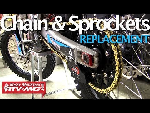 Видео: Замена цепи и звездочек мотоцикла