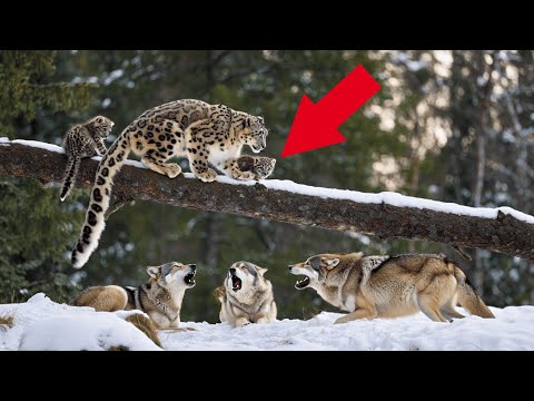 Видео: ВОЛКИ НАПАЛИ НА БАРСА И КОТЯТ НА ДЕРЕВЕ, НО ЧТО ПРОИЗОШЛО ДАЛЬШЕ ПОВЕРГНЕТ ВСЕХ В ШОК!