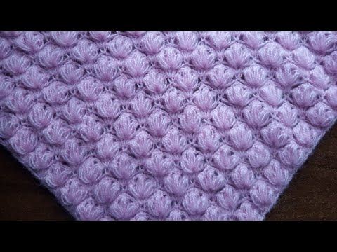 Видео: МК. Красивая двухсторонняя шаль крючком