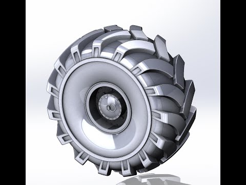 Видео: Моделирование колеса ЗИЛ Э-167 в SolidWorks, ч.1