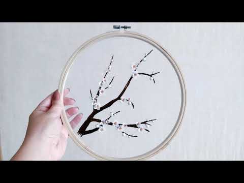 Видео: МК •Квітуча сакура•Blossom tutorial