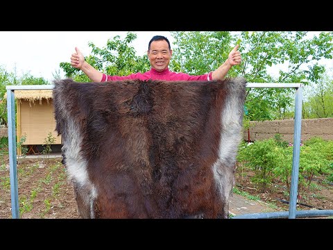 Видео: Купите шкуру осла и сделайте из нее сухую шкуру осла в горшке ｜ Uncle Rural Gourmet