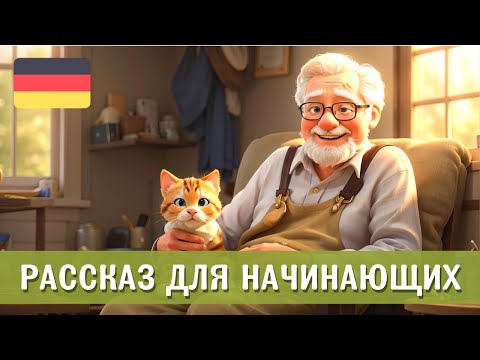 Видео: Учим немецкий на слух с простым рассказом: Opa Otto und die Katze Minka