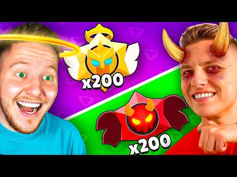 Видео: БИТВА х400 ПРИЗОВ АНГЕЛЫ vs ДЕМОНЫ В BRAWL STARS *Поззи и Холдик*