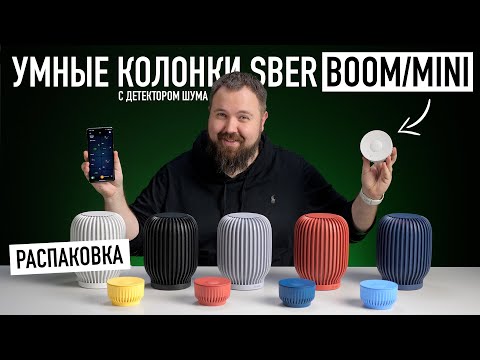 Видео: Распаковка SberBoom и Mini - умные колонки с классными функциями... Все цвета!