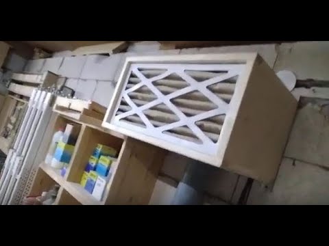 Видео: Пылеулавливающая аспирация в мастерской.