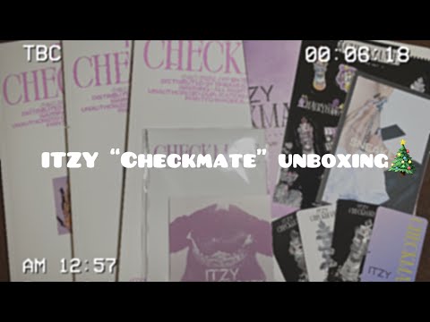 Видео: Itzy “Checkmate” распаковка🎀k-pop unboxing