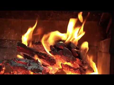 Видео: Fireplace Ambience:Relaxing Crackling Fire for Yoga,Расслабляющий КАМИН  треском дров снятия стресса