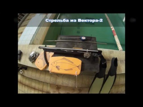 Видео: Стрельба из Вектора 2 в бассейне
