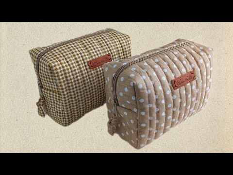 Видео: DIY/ШЬЮ ОБЪЁМНУЮ КОСМЕТИЧКУ/ПОДРОБНЫЙ МАСТЕР-КЛАСС #sew#ручнаяработа#шьюсама