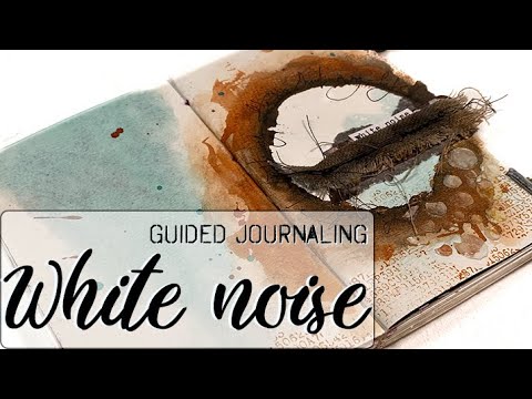 Видео: Ведение арт-дневника на WHITE NOISE 🦋 Терапевтическое арт-ведение дневника